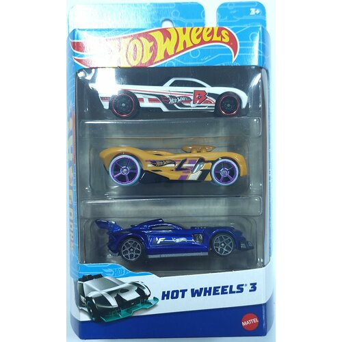 Hot Wheels- набор из 3 машинок, K5904-wgb