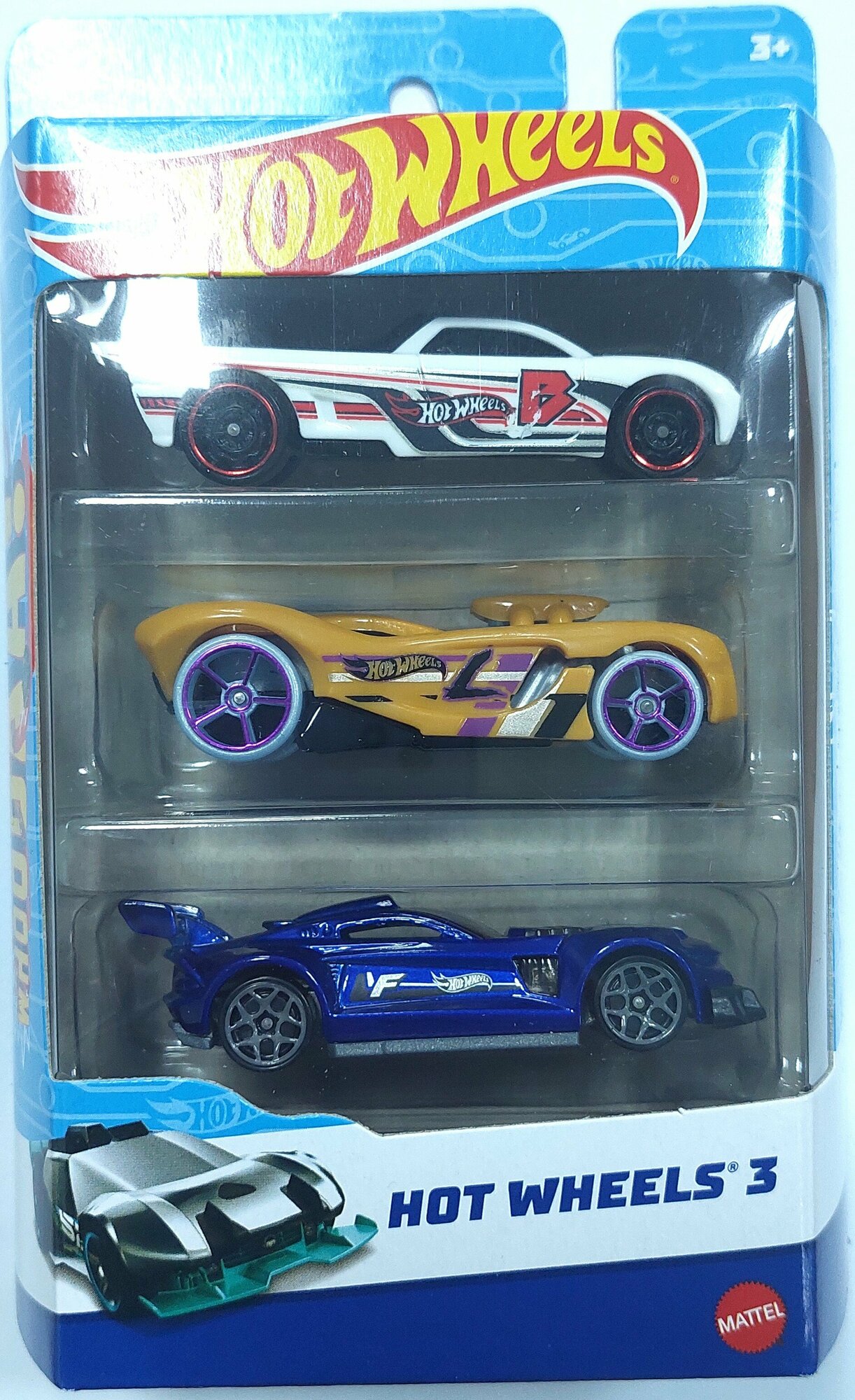 Hot Wheels- набор из 3 машинок, K5904-wgb