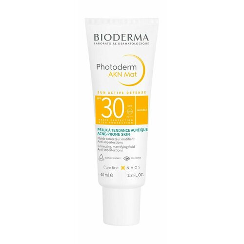 Солнцезащитная матирующая эмульсия для лица Bioderma Photoderm AKN Mat SPF 30