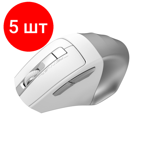 Комплект 5 штук Мышь компьютерная A4Tech Fstyler FB35CS белсерый 2000dpiWLS BTRadio5but 1333000₽