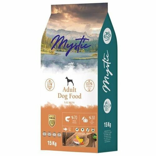 Mystic Adult Dog Food Salmon сухой корм для собак с лососем 15кг mystic puppy dog food lamb