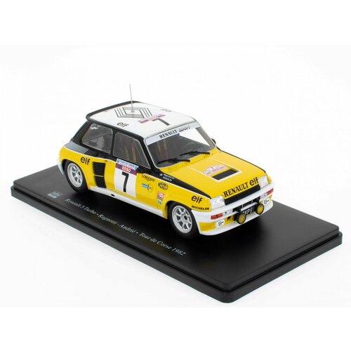 RENAULT 5 Turbo #7 Renault Elf Ragnotti/Andrie Winner Tour de Corse 1982, масштабная модель коллекционная