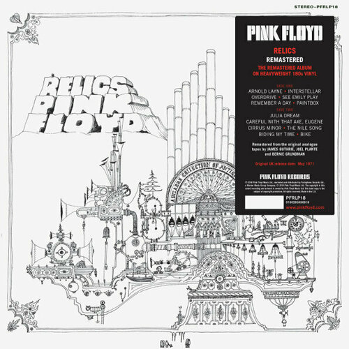 Pink Floyd Relics Lp pink floyd relics 2018 remastered version [vinyl]