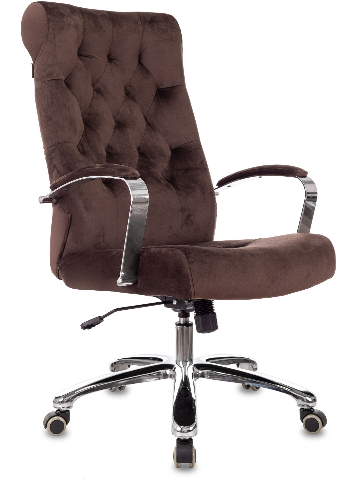 фото Кресло руководителя Бюрократ T-9928SL Fabric (Цвет: Коричневый Brown)