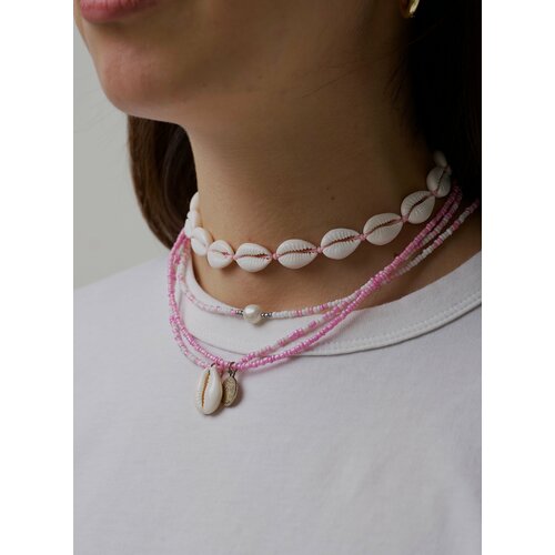 Чокер F. R. O. M., длина 40 см, розовый