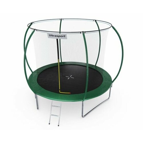 Батут с сеткой DFC Ultrasport 10 футов детский батут с защитной сеткой trampoline 8 ft 244 см синий