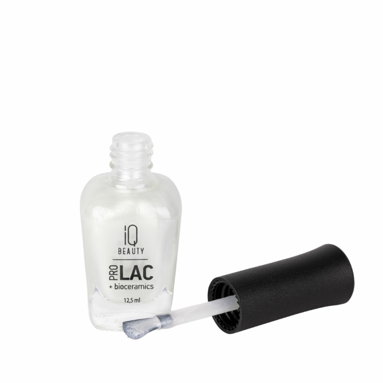 IQ BEAUTY PROLAC Лак для ногтей профессиональный укрепляющий с биокерамикой #086, 12.5 мл — фото 1