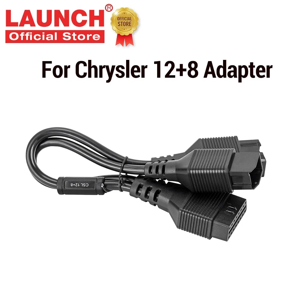 Кабель адаптера LAUNCH X431 OBD2 для разъема Chrysler 12 + 8 подходит для X431 V/V +/X431 PRO3S +/x431 PAD V и т. Д.