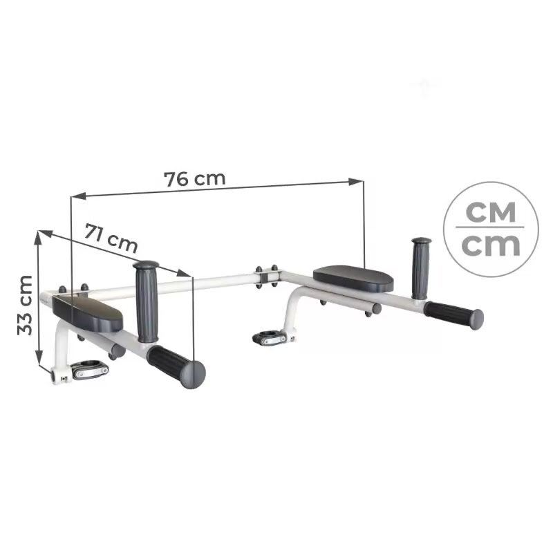 Брусья откидные Romana Dop4 серый — фото 1