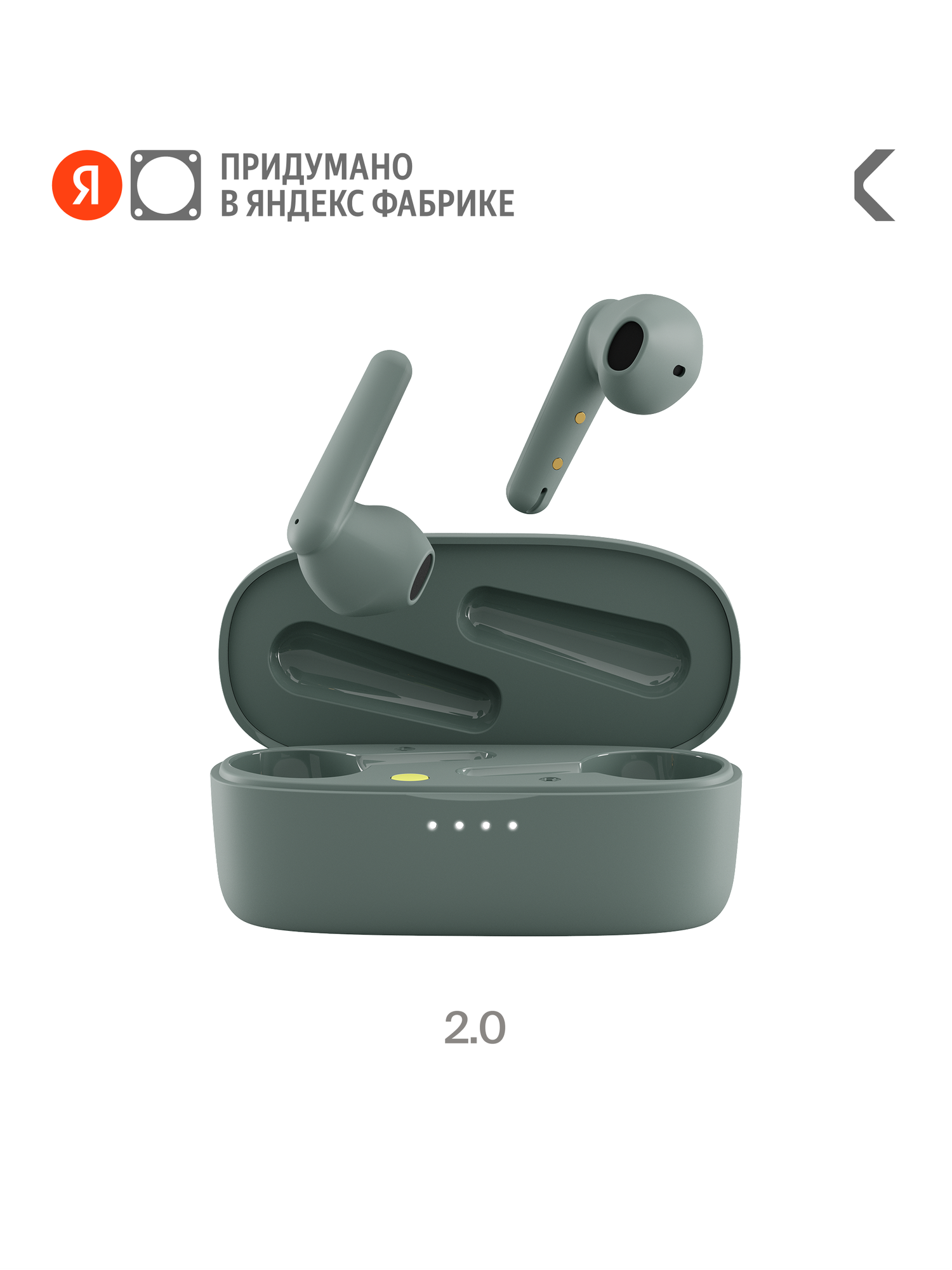 Беспроводные TWS наушники COMMO Loom Earbuds, COMMO Gray