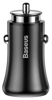 Автомобильная зарядка Baseus Dual-USB Car Charger 4.8A CCALL-GB01/GB09 черный