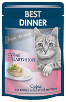 Корм для кошек Best Dinner (0.085 кг) 1 шт. Суфле с телятиной