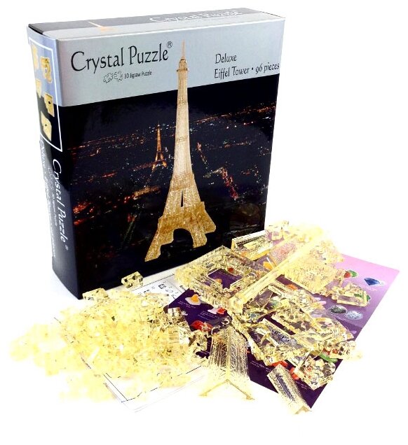 Головоломка 3D Crystal Puzzle Эйфелева башня - фото №3