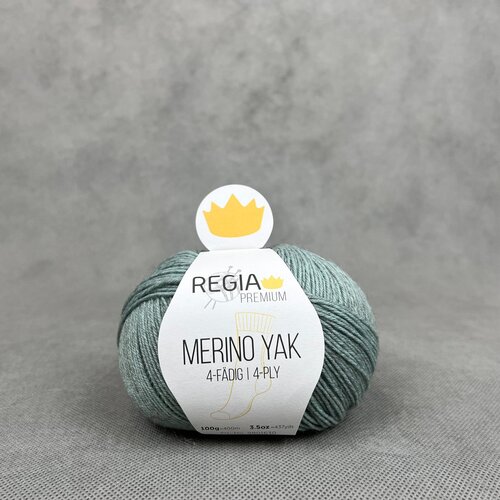Пряжа MERINO YAK Schachenmayr REGIA PREMIUM, 100 гр/400 м, цвет 07513 мятный (mint meliert)