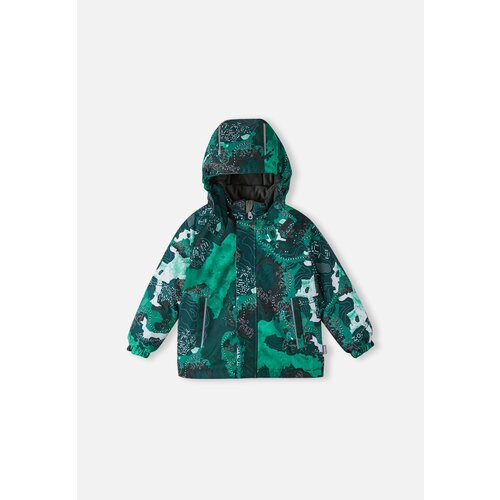Куртка Lassie для мальчиков, демисезон/зима, размер 92, зеленый