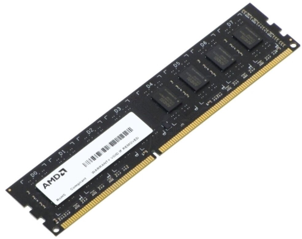 Память SoDimm AMD 1x4Gb DDR3 1600Mhz (R534G1601S1SL-U) - фото №2