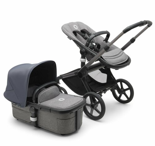 Коляска Bugaboo Fox 5 Graphite/ Grey / Stormy blue