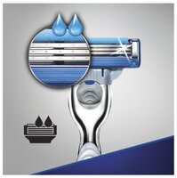 Набор Gillette дорожный чехол, гель для бритья для Extra Comfort 75 мл, бритвенный станок Mach3 Turb