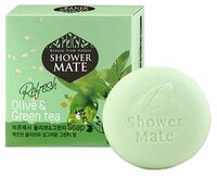 Мыло кусковое Shower Mate Olive & Green tea 400 г