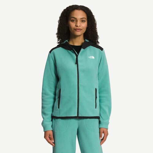 The North Face Куртка флисовая Alpine Polartec 200 Full Zip Hooded Wm S, wasabi/black