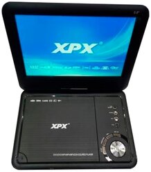 Портативный CD-DVD плеер с поворотным экраном 9,8 дюймов XPX EA-9067 (FM / TV / USB / SD)