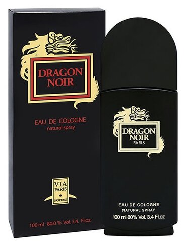 Одеколон Via Paris Одеколон Dragon Noir original (Объем 100 мл)