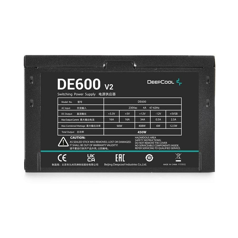 Блок питания Deepcool DE600 450W черный - фотография № 8
