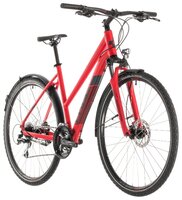 Горный гибрид Cube Nature Allroad Trapeze (2019) red/grey 54 см (требует финальной сборки)