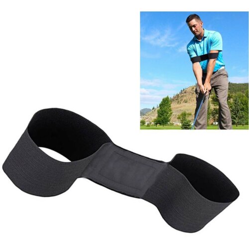 Резинка для коррекции движения рук гольф черная 7 х 39 см 483₽