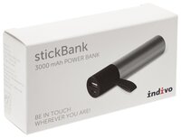 Аккумулятор Indivo stickBank 3000 серебристый