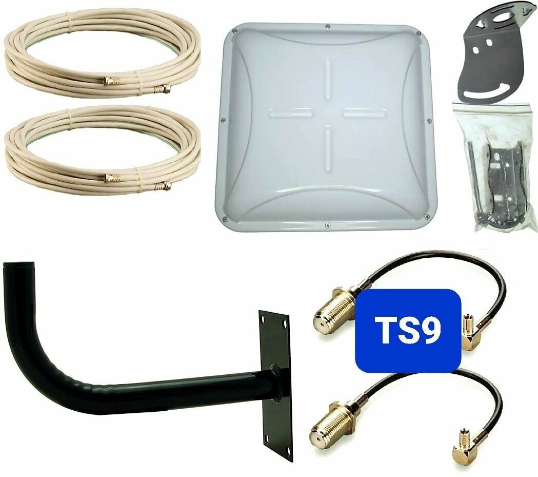 Комплект для усиления 4g 3g сигнала интернета для модема TS9