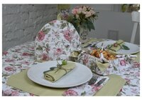 Салфетка Fresca Design English rose 33х33 см зеленый