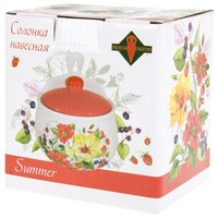 Polystar Global Art Навесная солонка "Summer" белый/красный