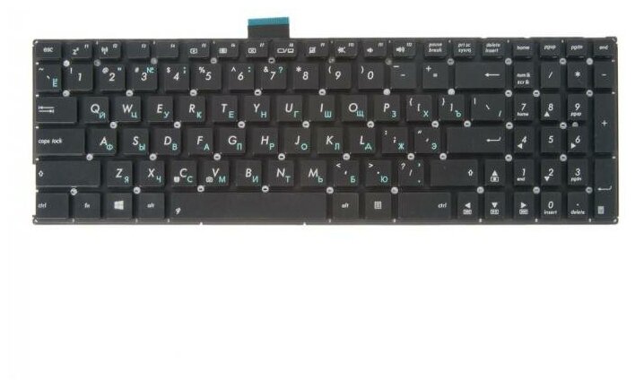 Клавиатура для ноутбука Asus R554L R556L K555 X553 X553M X553MA X554L R515MA A555L (p/n: 0KNB0-612RRU00)
