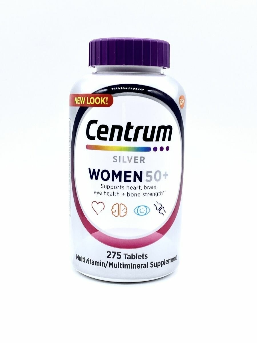 Centrum Silver витамины для женщин 50+ 275 табл