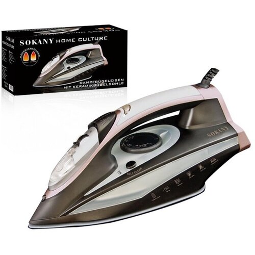Электрический паровой утюг FAST IRONINGМощный выброс параФункция сушки отпаривания распыления SK-2053-22 289000₽