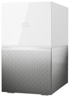 Сетевой накопитель (NAS) Western Digital My Cloud Home Duo 12 TB (WDBMUT0120JWT) белый/серый