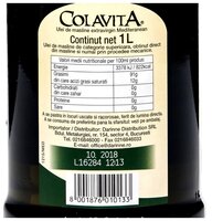 ColavitA Масло оливковое Extra Virgin Mediterranean Traditional, стеклянная бутылка 0.5 л