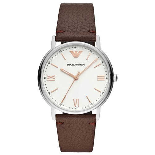 Наручные часы EMPORIO ARMANI Kappa, серебряный, белый наручные часы emporio armani kappa ar11152 серебряный черный