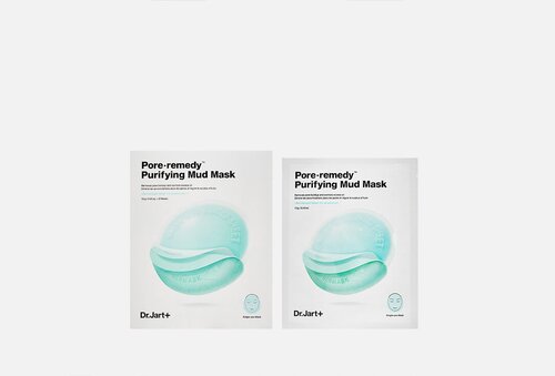 Обновляющая маска для лица с зеленой глиной, 5 шт PORE REMEDY PURIFYING MUD MASK 5 шт