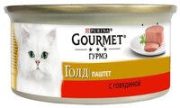 Корм для кошек Gourmet (0.085 кг) 12 шт. Gold Нежная начинка с говядиной 0.085 кг 12