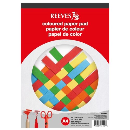 фото Цветная бумага Colour Pad Reeves, A4, 20 л.