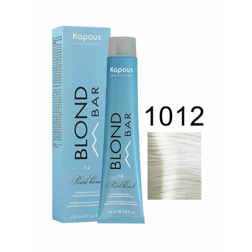 пудра blond bar для обесцвечивания волос kapous professional с защитным комплексом 9 30 г Blond Bar Крем-краска для волос 100мл BB 1012
