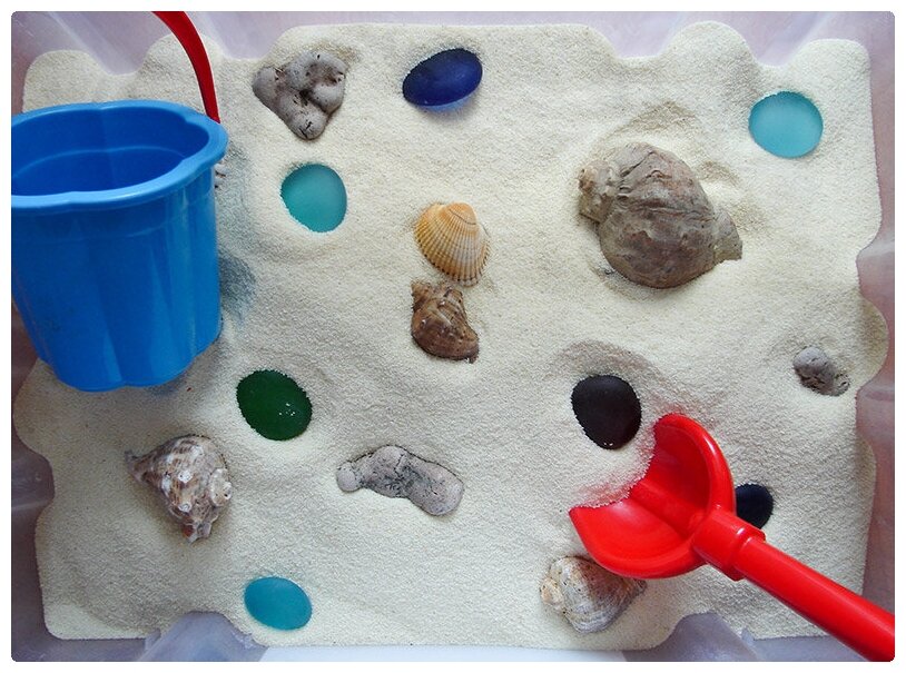 Мраморный песок для декора и творчества (700гр)