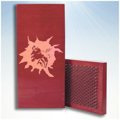 фото Доска садху с динамическими гвоздями, музыка виктор цой - 1123 красная goodwood