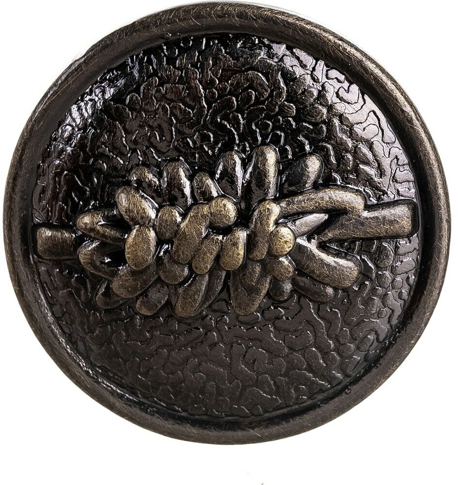 Ручка-кнопка KERRON античная бронза RK-001 AB - фотография № 2