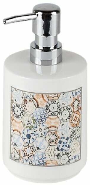 Дозатор для жидкого мыла Primanova серия: MARIA цвет: белый материал: Керамика настольный объем (мл.): 250 размер (см): 90x9x16 (D-20150)