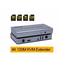 HDMI KVM Удлинитель 120m+USB по витой паре cat5/5e/6