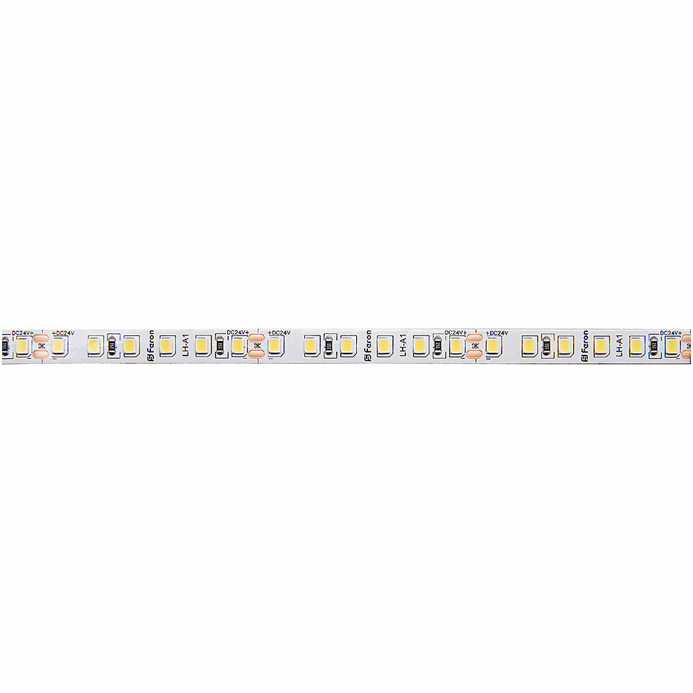 5м. Светодиодная лента теплого цвета 3000К 2835 11W 120LED/m IP20 Feron LS501 41056 - фото №9