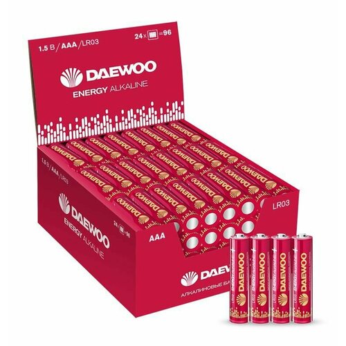 Элемент питания алкалиновый AAA/LR03 1.5В Energy Alkaline 2021 DB-4 (уп.4шт) DAEWOO 5029934 элемент питания рекорд 1748 lr03 pb10 упаковка 10 шт 24484